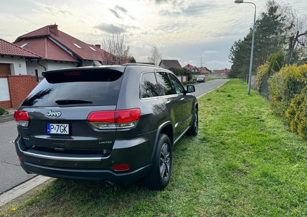 Jeep Grand Cherokee cena 115000 przebieg: 61495, rok produkcji 2019 z Września małe 92